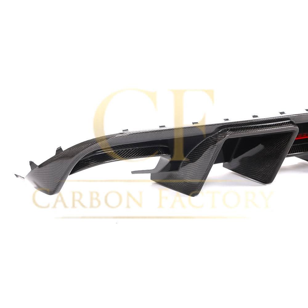 LED Style Carbon Fibre Rear Diffuser for Audi S4 A4 S Line B8 08-12 - Carbon Factory