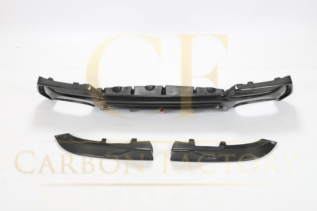 LED Style Pre-Preg Carbon Fibre Rear Diffuser for BMW 4 Series G22 G23 20-Present - Carbon Factory