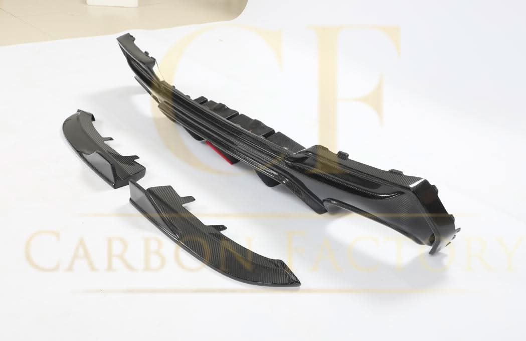 LED Style Pre-Preg Carbon Fibre Rear Diffuser for BMW 4 Series G22 G23 20-Present - Carbon Factory