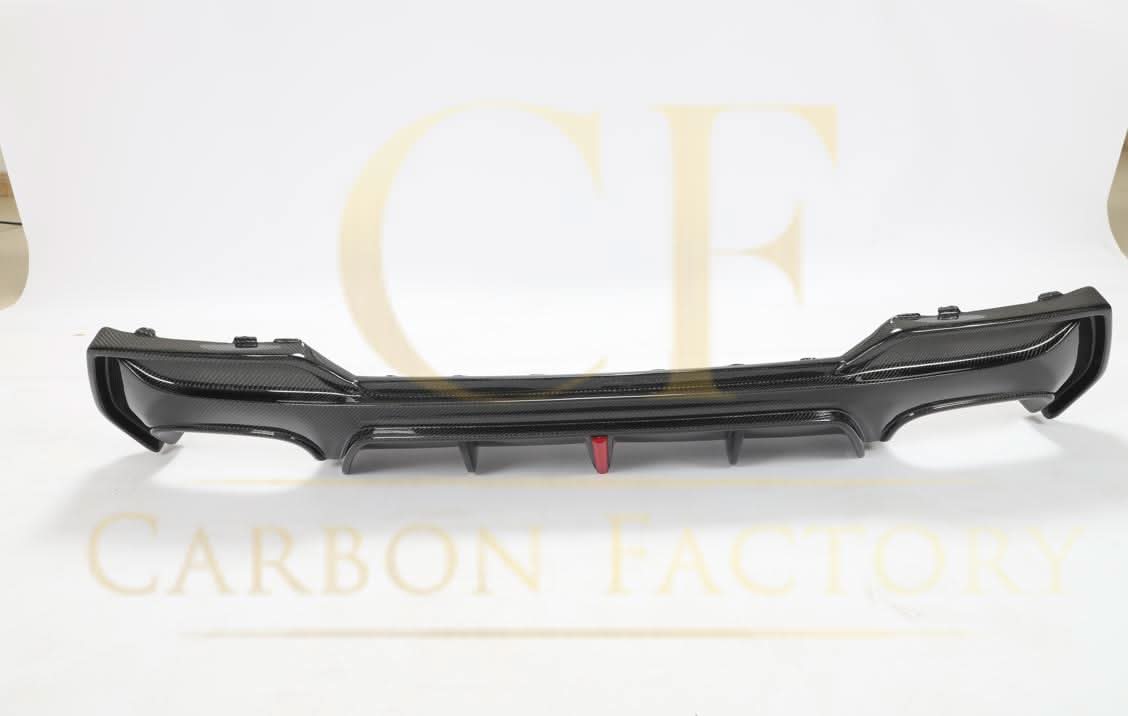 LED Style Pre-Preg Carbon Fibre Rear Diffuser for BMW 4 Series G22 G23 20-Present - Carbon Factory