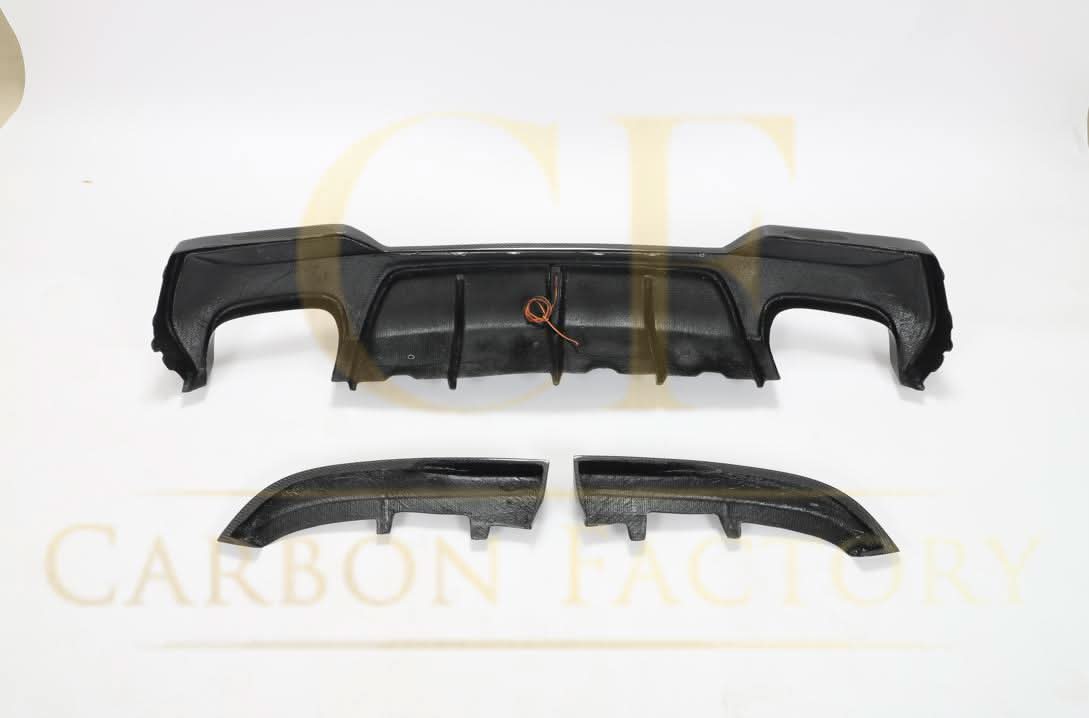 LED Style Pre-Preg Carbon Fibre Rear Diffuser for BMW 4 Series G22 G23 20-Present - Carbon Factory