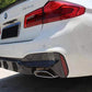 M5 Style Carbon Fibre Rear Diffuser for BMW G30 G31 5 Series M Sport 17-23 - Carbon Factory