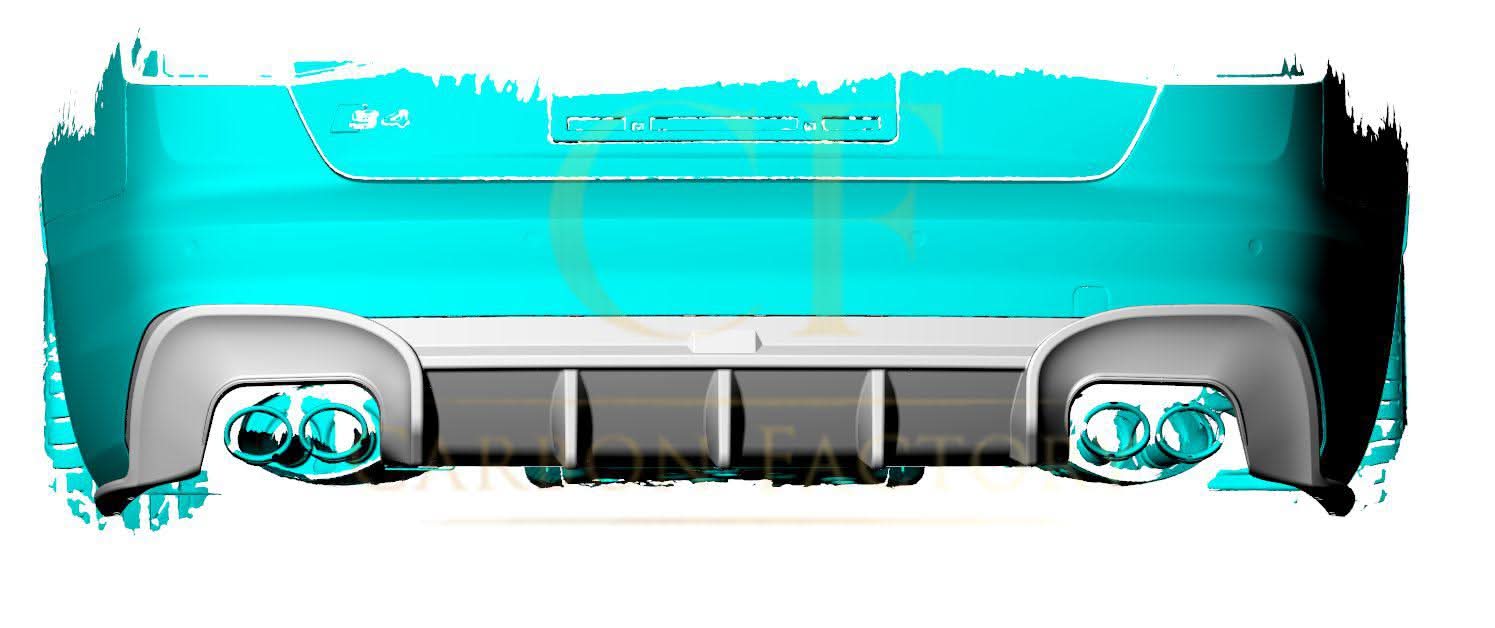 MAD Style Pre-Preg Carbon Fibre Rear Diffuser for Audi A4 B9 S Line & S4 19-22 - Carbon Factory