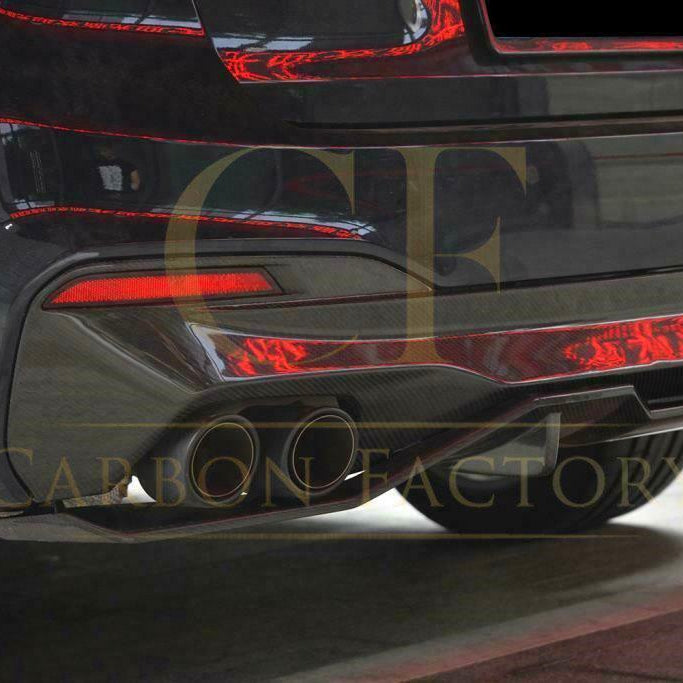 MP Style Carbon Fibre Rear Diffuser 2 Pieces for BMW G30 G31 5 Series M Sport 17-23 - Carbon Factory