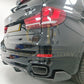 MP Style Carbon Fibre Rear Diffuser for BMW F15 X5 M Sport 13-18 - Carbon Factory