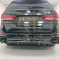 MP Style Carbon Fibre Rear Diffuser for BMW F15 X5 M Sport 13-18 - Carbon Factory