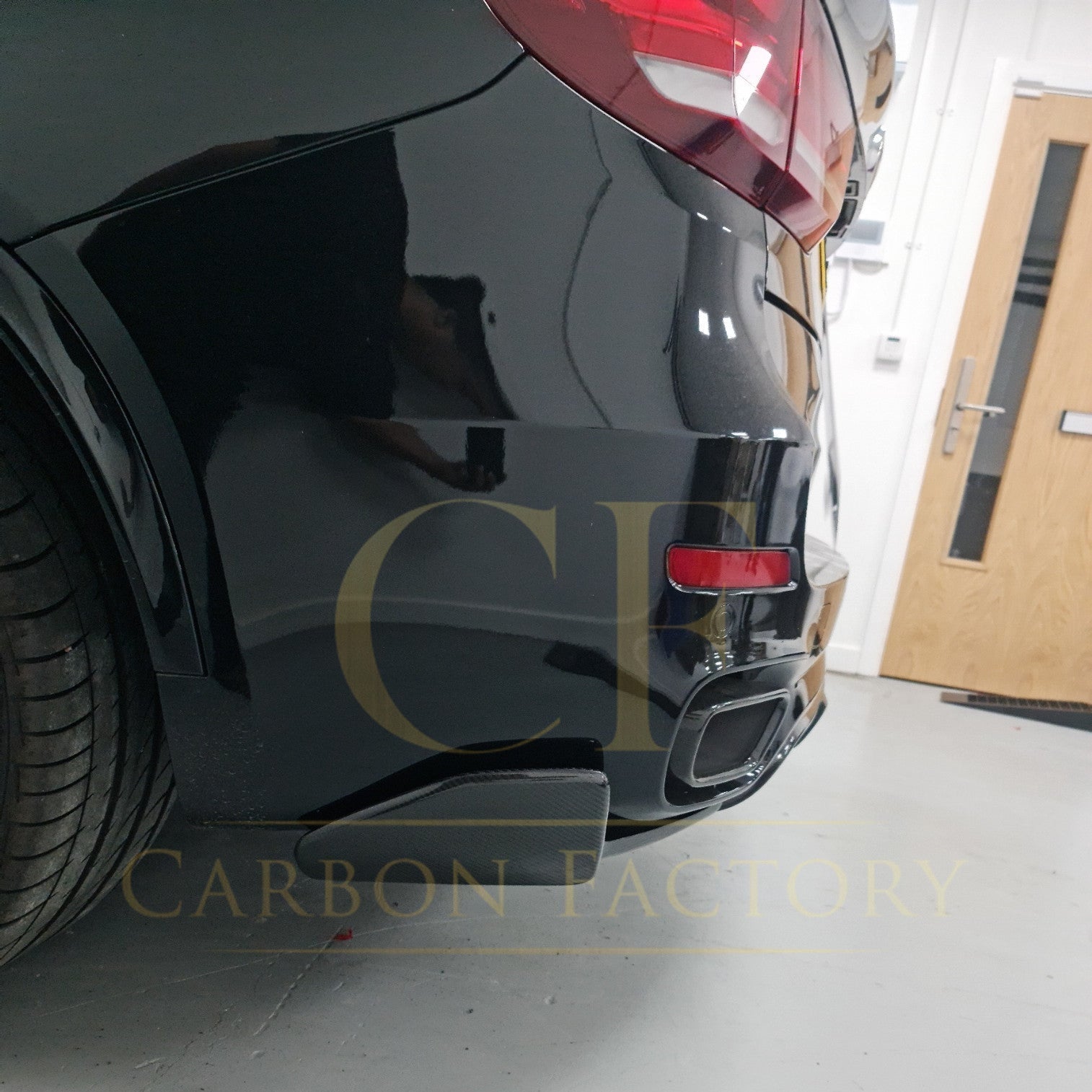 MP Style Carbon Fibre Rear Diffuser for BMW F15 X5 M Sport 13-18 - Carbon Factory