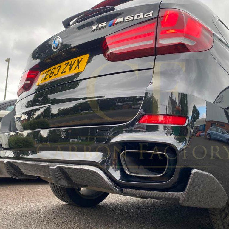 MP Style Carbon Fibre Rear Diffuser for BMW F15 X5 M Sport 13-18 - Carbon Factory