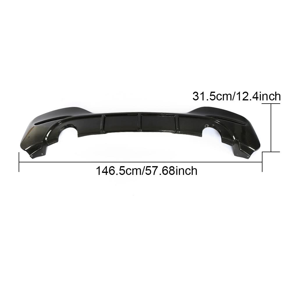 MP Style Carbon Fibre Rear Diffuser for BMW F20 1 Series M Sport 15-19 - Carbon Factory