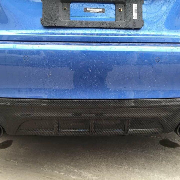 MP Style Carbon Fibre Rear Diffuser for BMW F22 2 Series M Sport 14-21 - Carbon Factory