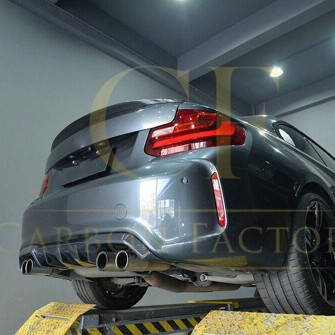 MP Style Carbon Fibre Rear Diffuser for BMW F87 F87C M2 16-21 - Carbon Factory