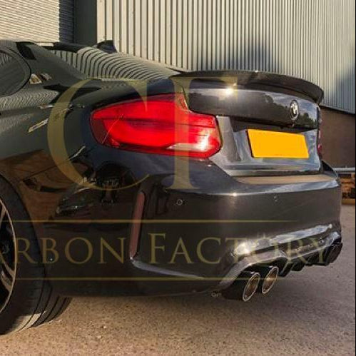 MP Style Carbon Fibre Rear Diffuser for BMW F87 F87C M2 16-21 - Carbon Factory