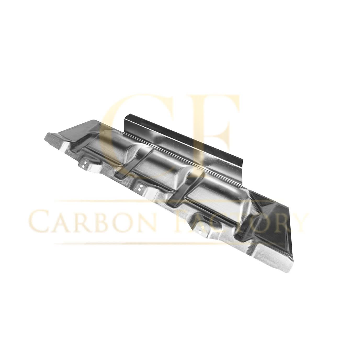 MP Style Pre-Preg Carbon Fibre Diffuser with Aluminium Heat Shield for BMW G87 M2 23-Present - Carbon Factory