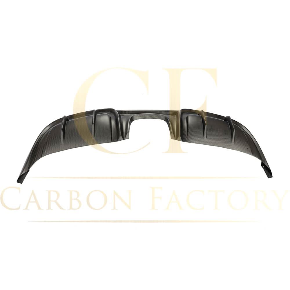P Style Carbon Fibre Rear Diffuser for Porsche Boxster & Cayman 718 16-19 - Carbon Factory