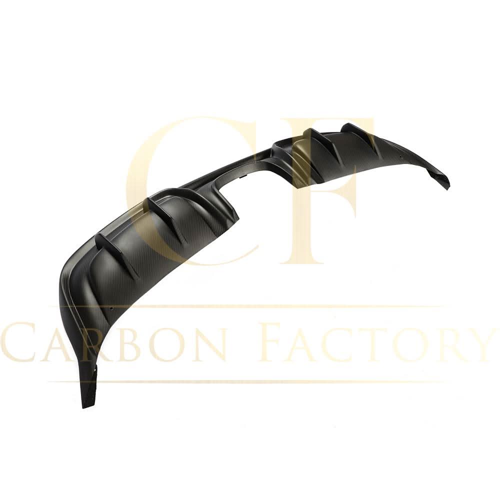 P Style Carbon Fibre Rear Diffuser for Porsche Boxster & Cayman 718 16-19 - Carbon Factory