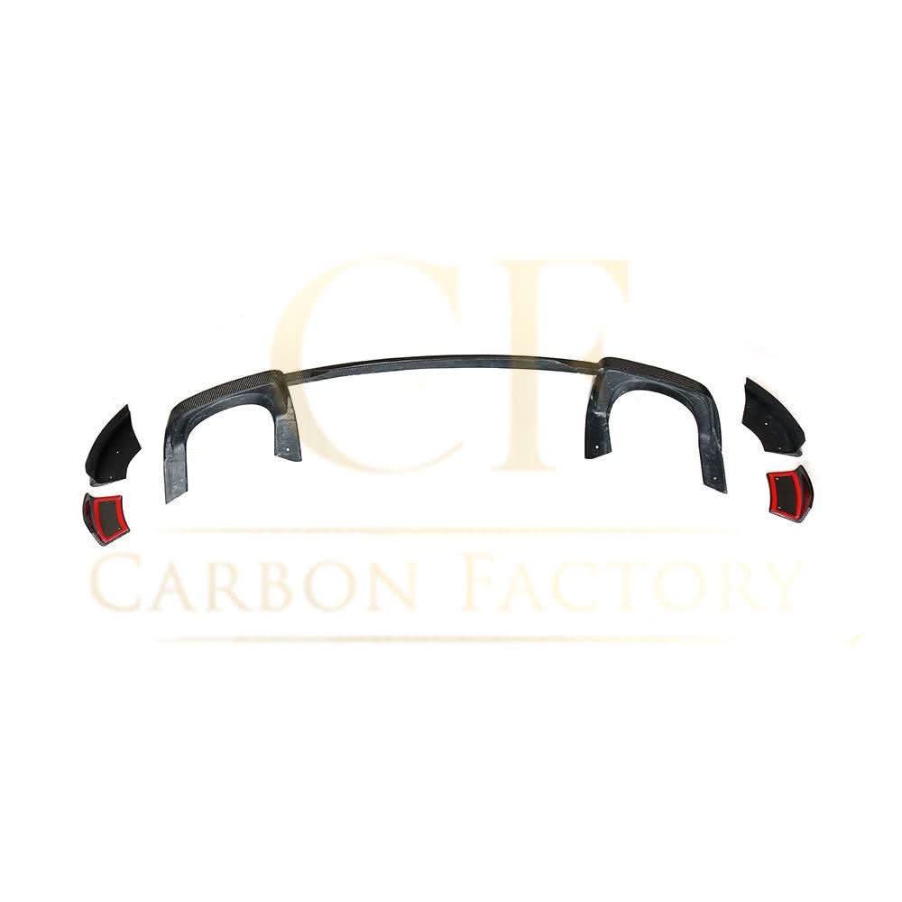 P Style Pre-Preg Carbon Fibre Rear Diffuser for Audi 8S TTRS MK3 15-18 - Carbon Factory