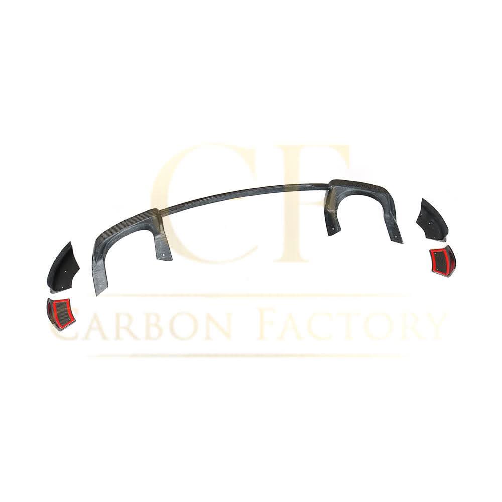 P Style Pre-Preg Carbon Fibre Rear Diffuser for Audi 8S TTRS MK3 15-18 - Carbon Factory