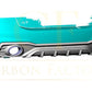 P Style Pre-Preg Carbon Fibre Rear Diffuser with Exhaust Tips for Audi 4K A7 S Line S7 19-22 - Carbon Factory