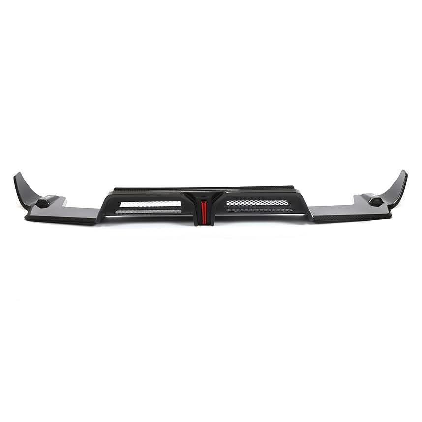 Performance Style Pre-Preg Carbon Fibre Rear Diffuser for Porsche Macan 22-Present - Carbon Factory