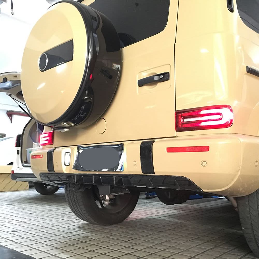 Pre-Preg Carbon Fibre Rear Diffuser for Mercedes W464 G Class G Wagon 19-Present - Carbon Factory