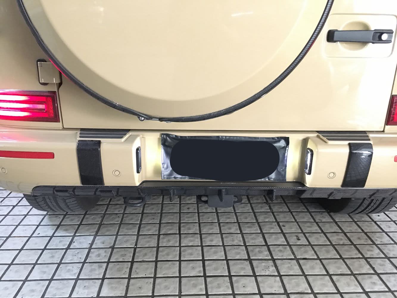 Pre-Preg Carbon Fibre Rear Diffuser for Mercedes W464 G Class G Wagon 19-Present - Carbon Factory