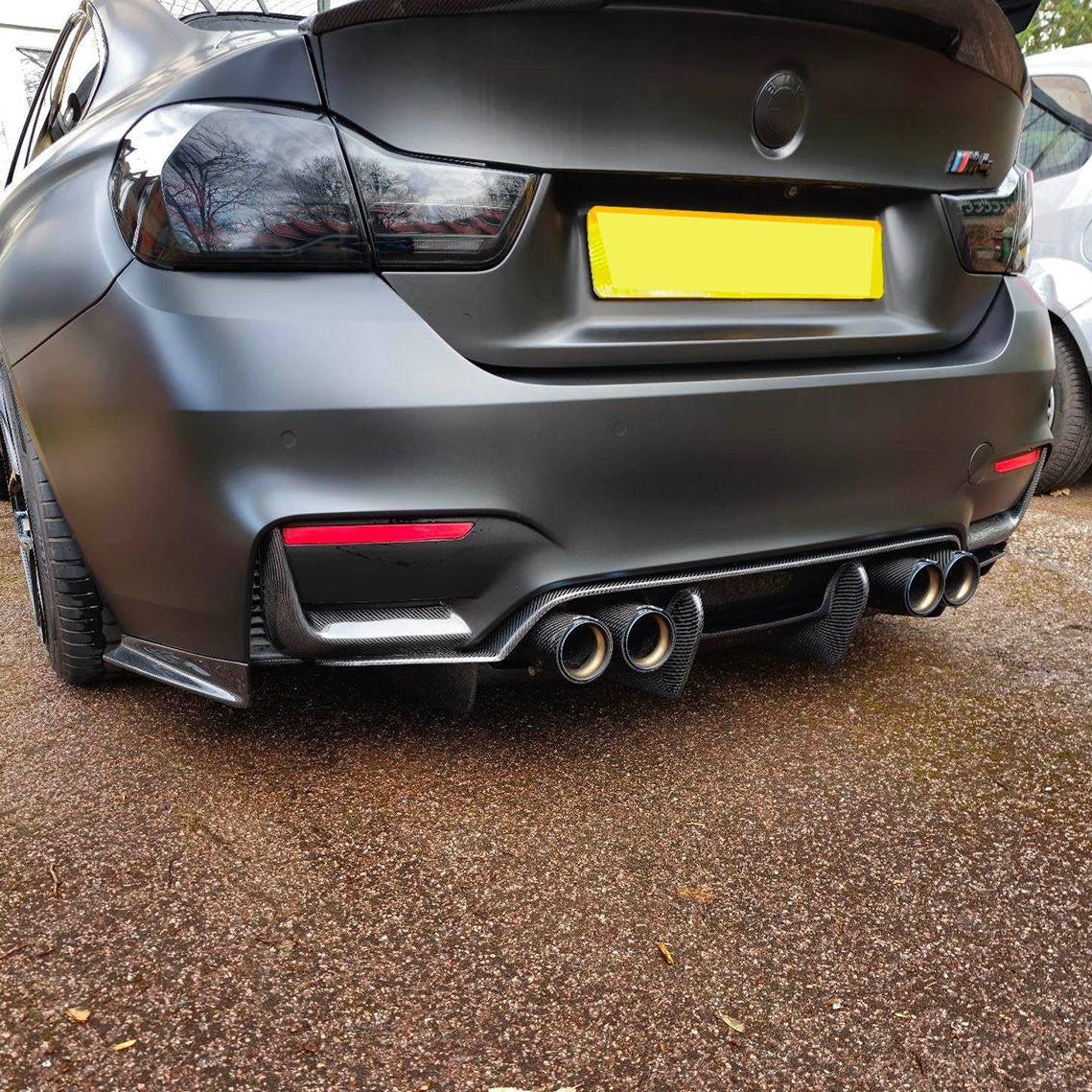 PSM Style Carbon Fibre Rear Diffuser for BMW F80 M3 F82 F83 M4 14-20 - Carbon Factory