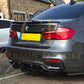 PSM Style Carbon Fibre Rear Diffuser for BMW F80 M3 F82 F83 M4 14-20 - Carbon Factory