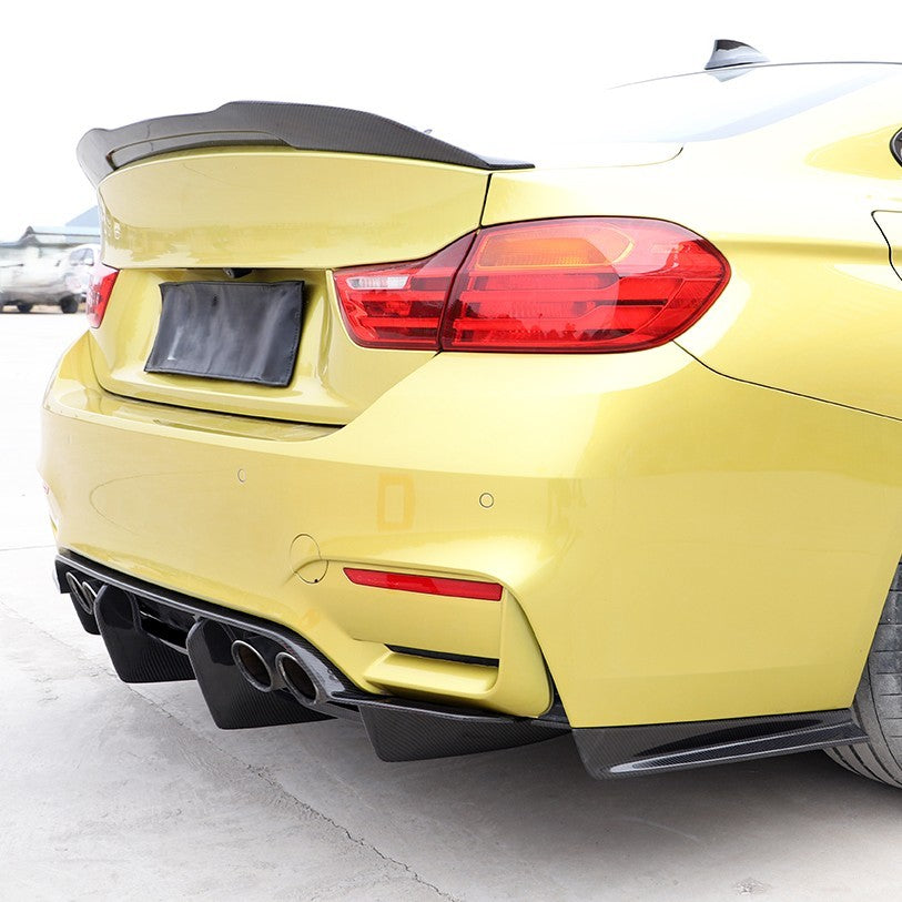 PSM Style Carbon Fibre Rear Diffuser for BMW F80 M3 F82 F83 M4 14-20 - Carbon Factory