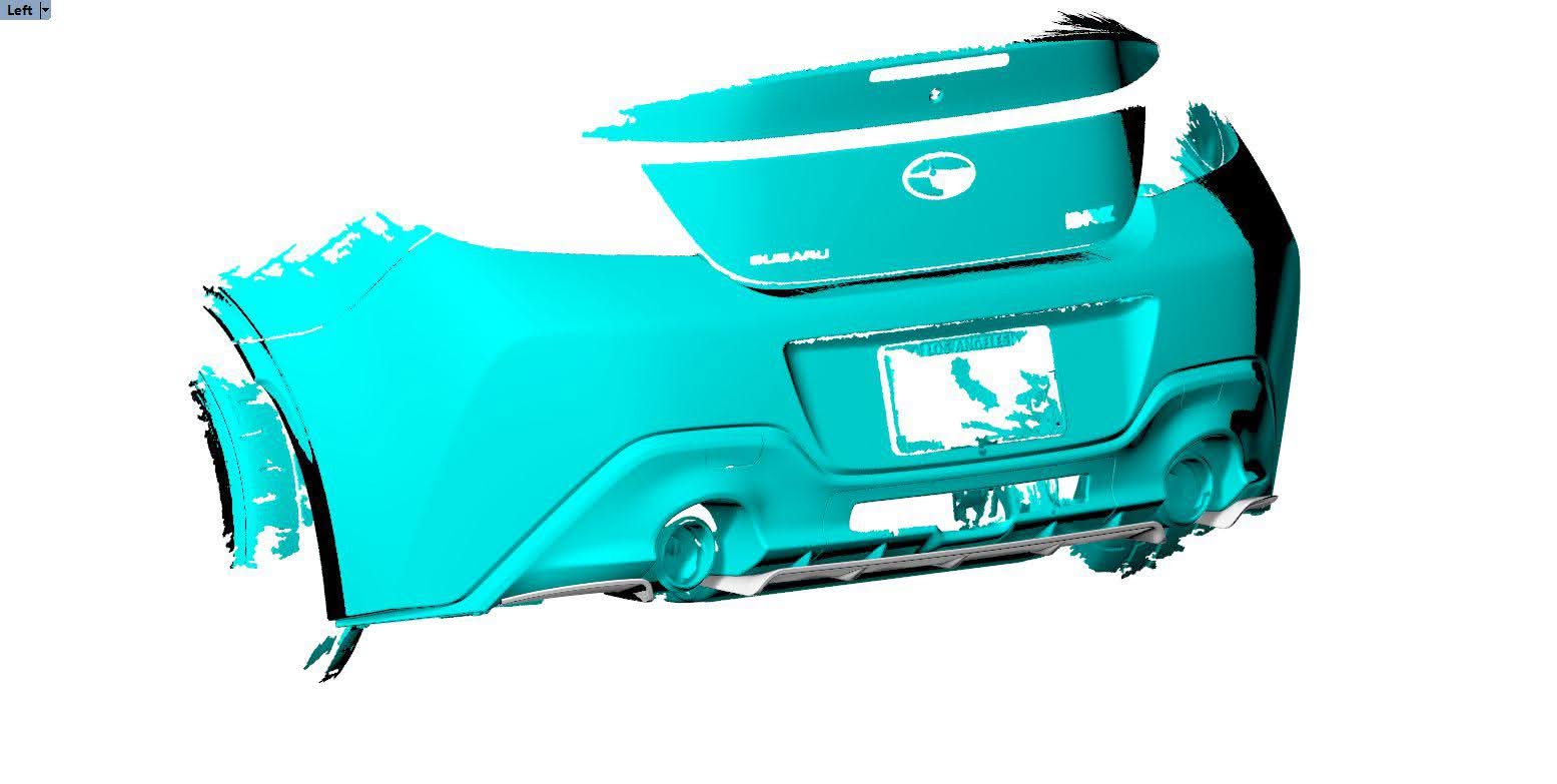 ST Style Carbon Fibre Rear Diffuser for Toyota GR86 22-Present - Carbon Factory