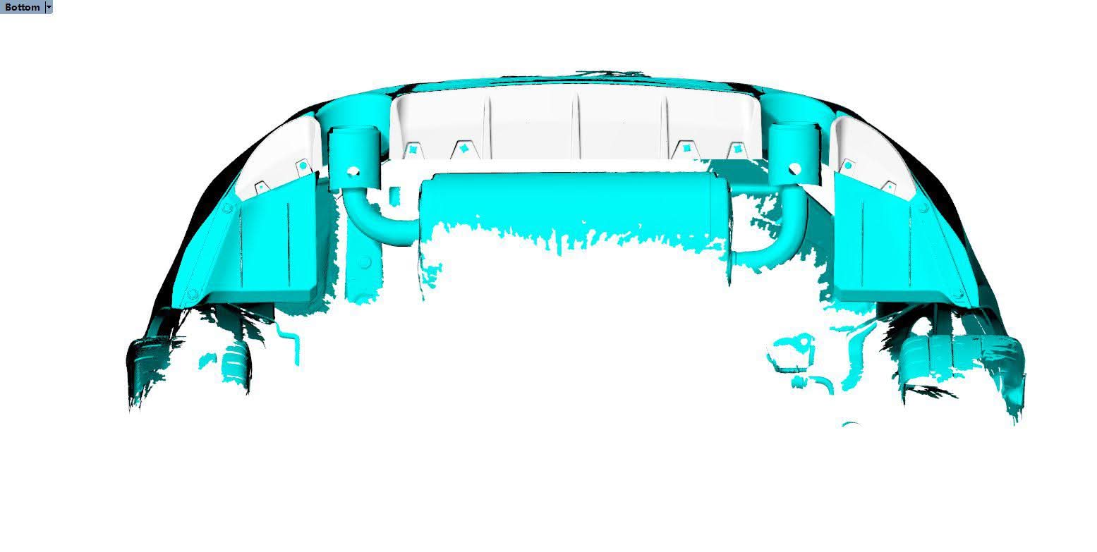 ST Style Carbon Fibre Rear Diffuser for Toyota GR86 22-Present - Carbon Factory