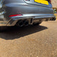 V Style Carbon Fibre Rear Diffuser for Audi B9 A5 S Line & S5 17-19 - Carbon Factory