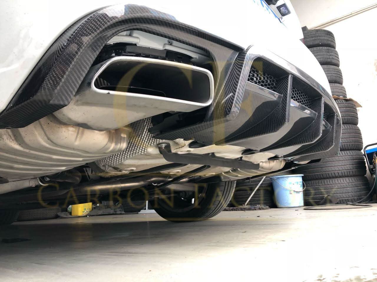 V Style Carbon Fibre Rear Diffuser for Audi C7.5 A6 S Line & S6 15-18 - Carbon Factory