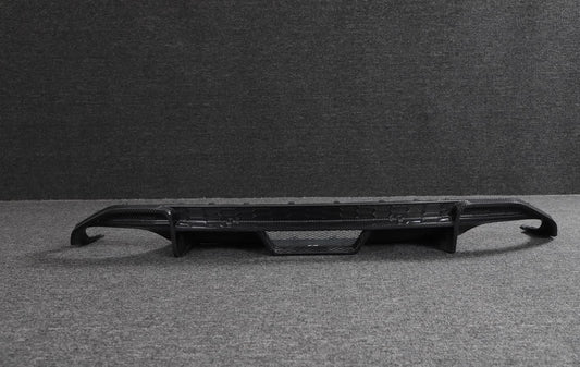 V Style Carbon Fibre Rear Diffuser for Audi S3 Saloon 21-Present - Carbon Factory