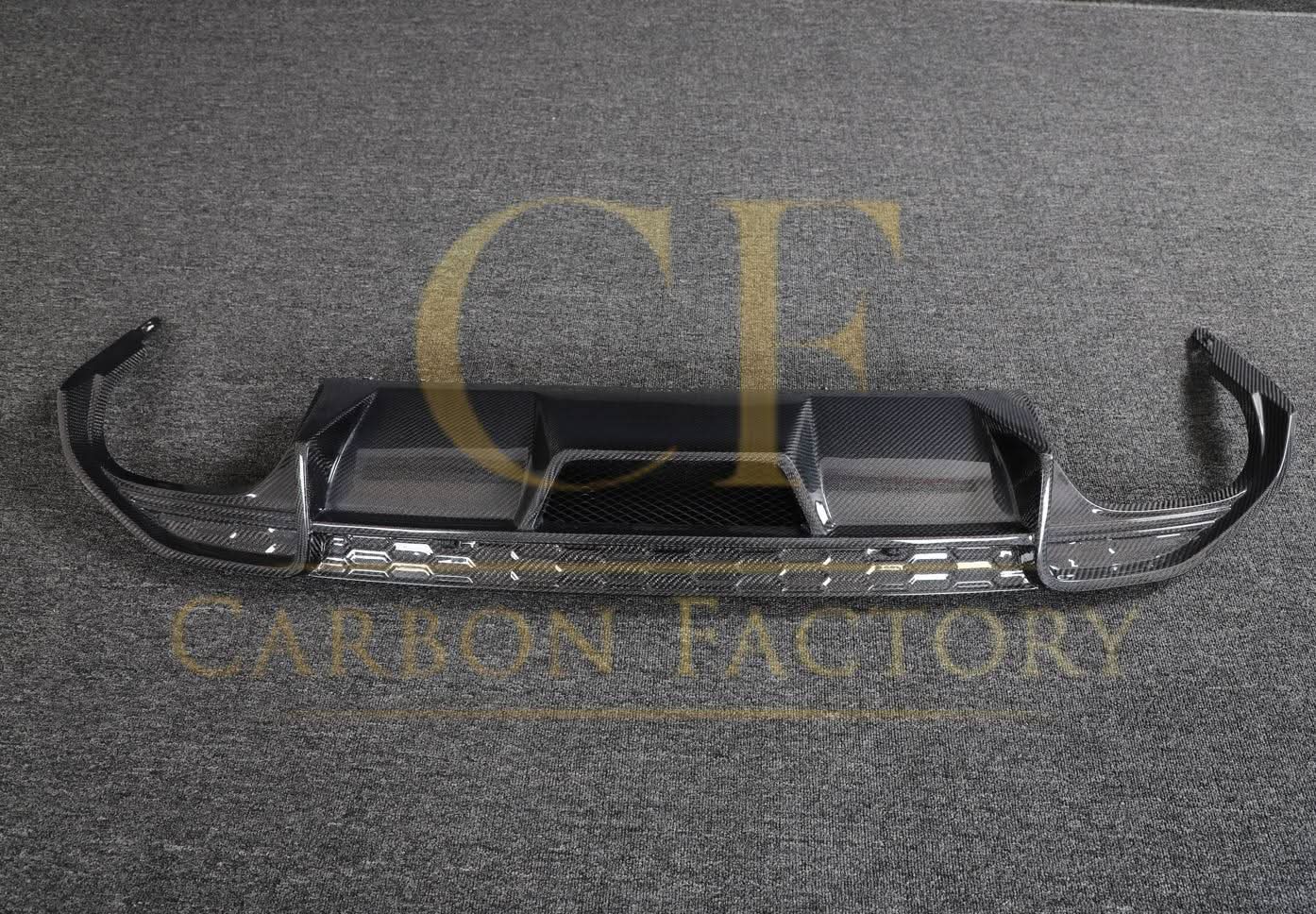 V Style Carbon Fibre Rear Diffuser for Audi S3 Saloon 21-Present - Carbon Factory