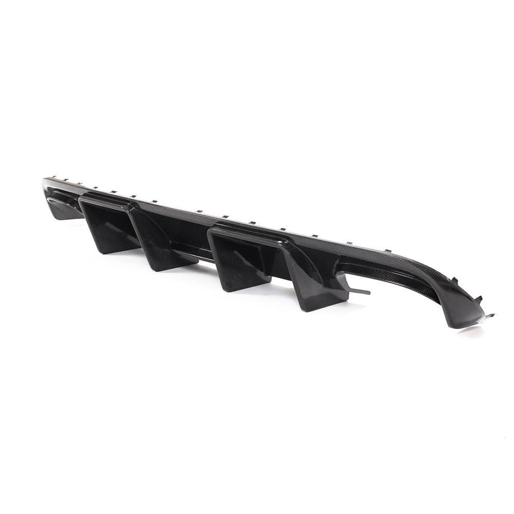 V Style Carbon Fibre Rear Diffuser for Audi S4 A4 S Line B8 08-12 - Carbon Factory