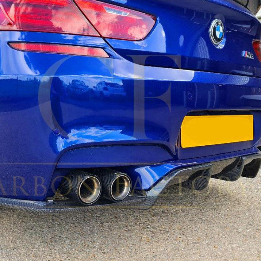 V Style Carbon Fibre Rear Diffuser for BMW F06 F12 F13 M6 11-18 - Carbon Factory