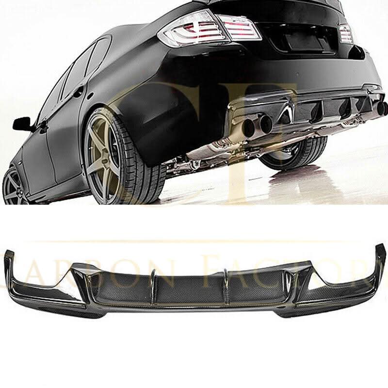 V Style Carbon Fibre Rear Diffuser for BMW F10 5 Series 10-17 - Carbon Factory