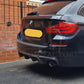 V Style Carbon Fibre Rear Diffuser for BMW F10 5 Series 10-17 - Carbon Factory