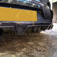 V Style Carbon Fibre Rear Diffuser for Porsche Macan 14-20 - Carbon Factory