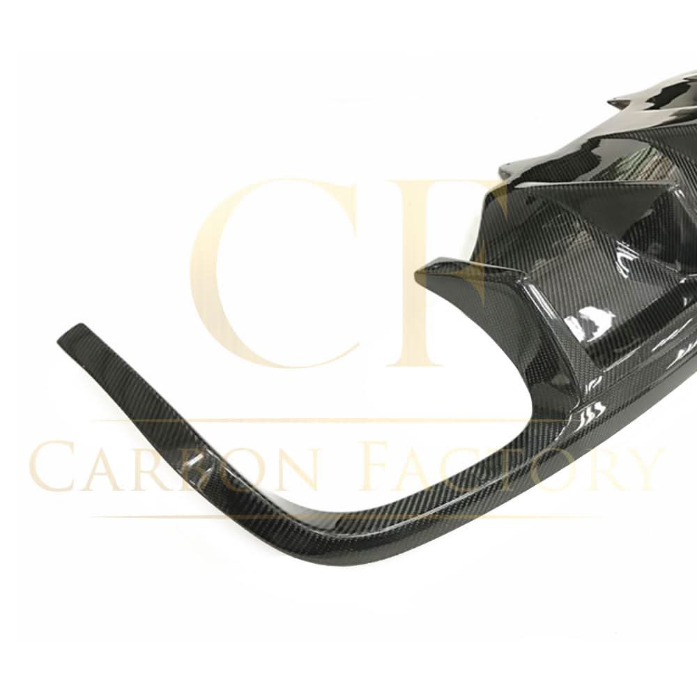 V Style Carbon Fibre Rear Diffuser for Porsche Macan 14-20 - Carbon Factory