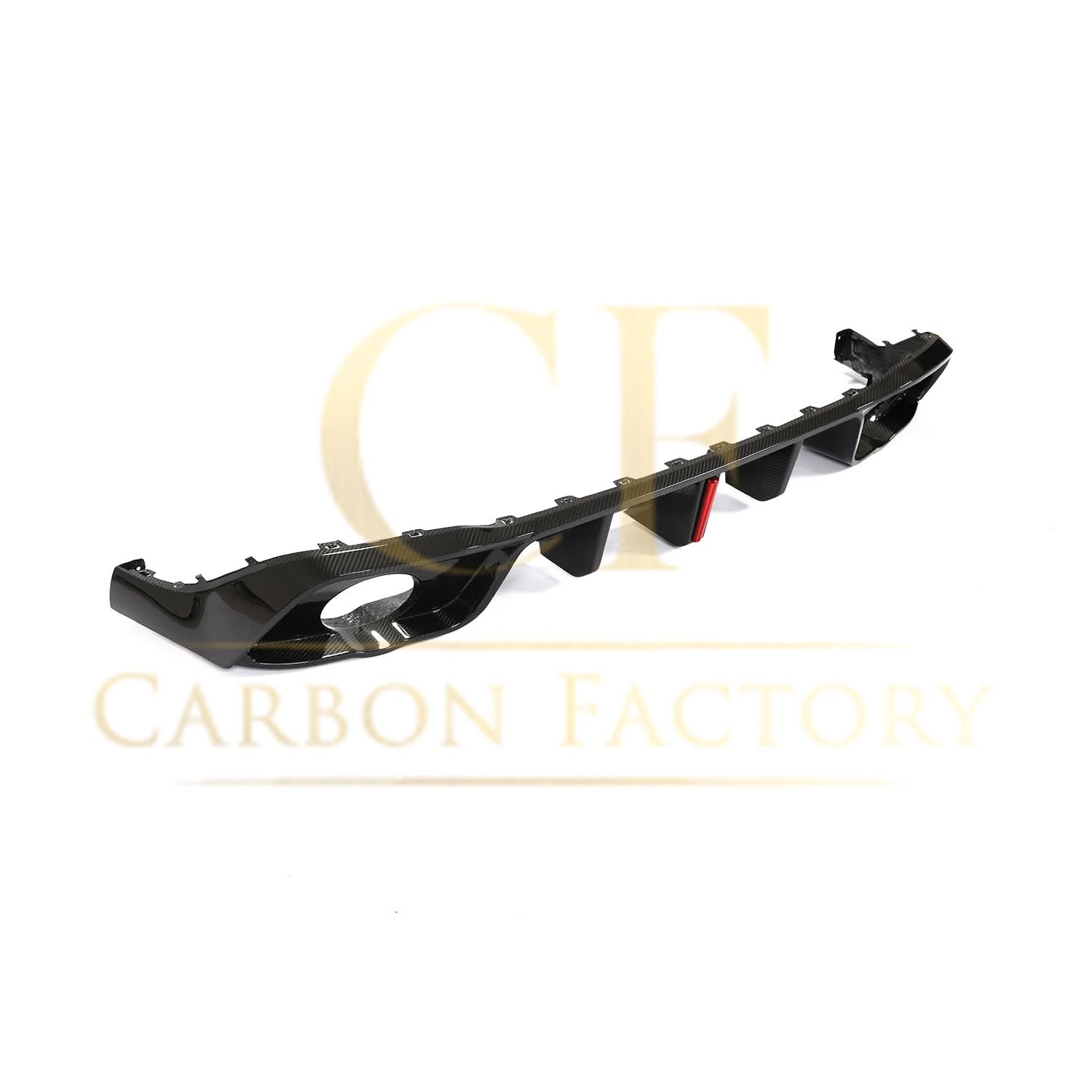 V Style Carbon Fibre Rear Diffuser for VW Golf MK8 GTI & R Line 21-Present - Carbon Factory