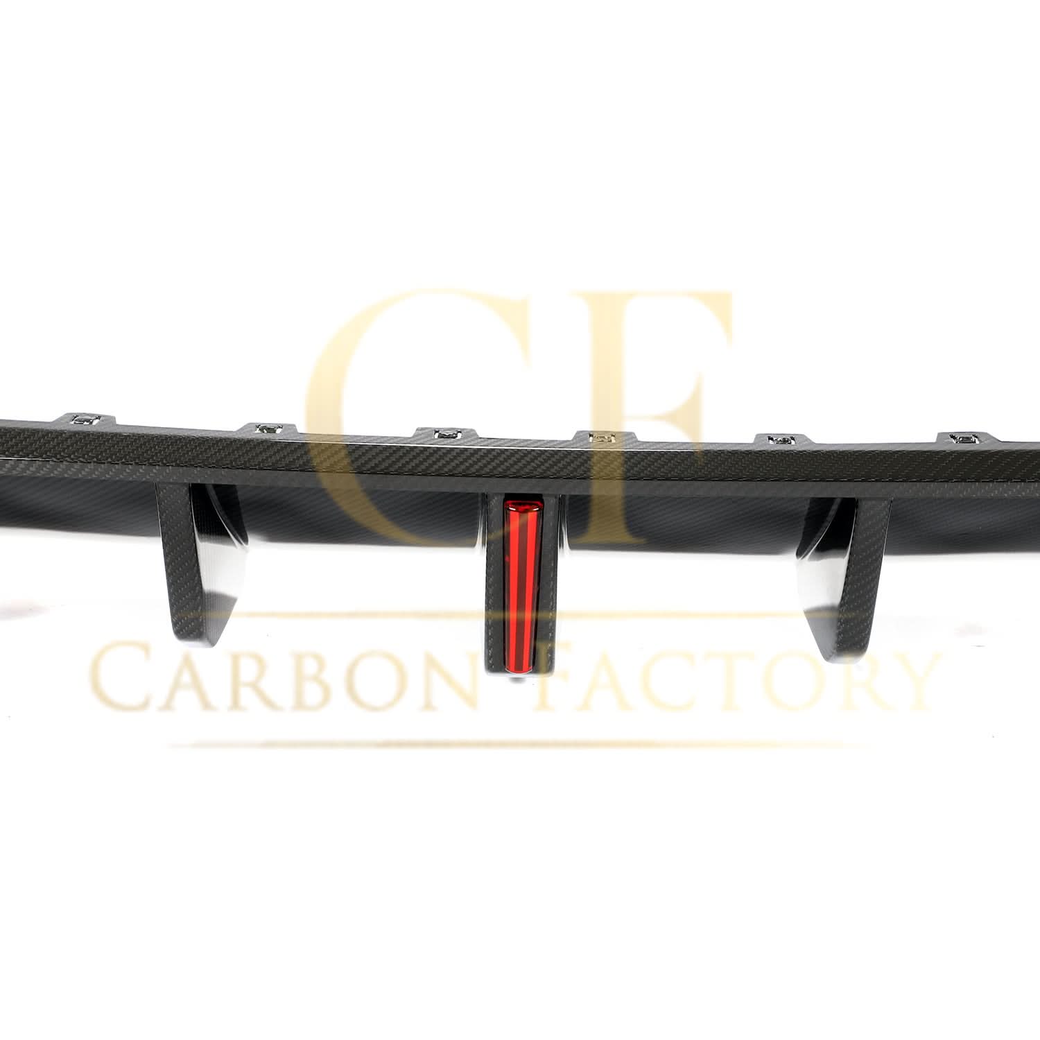 V Style Carbon Fibre Rear Diffuser for VW Golf MK8 GTI & R Line 21-Present - Carbon Factory