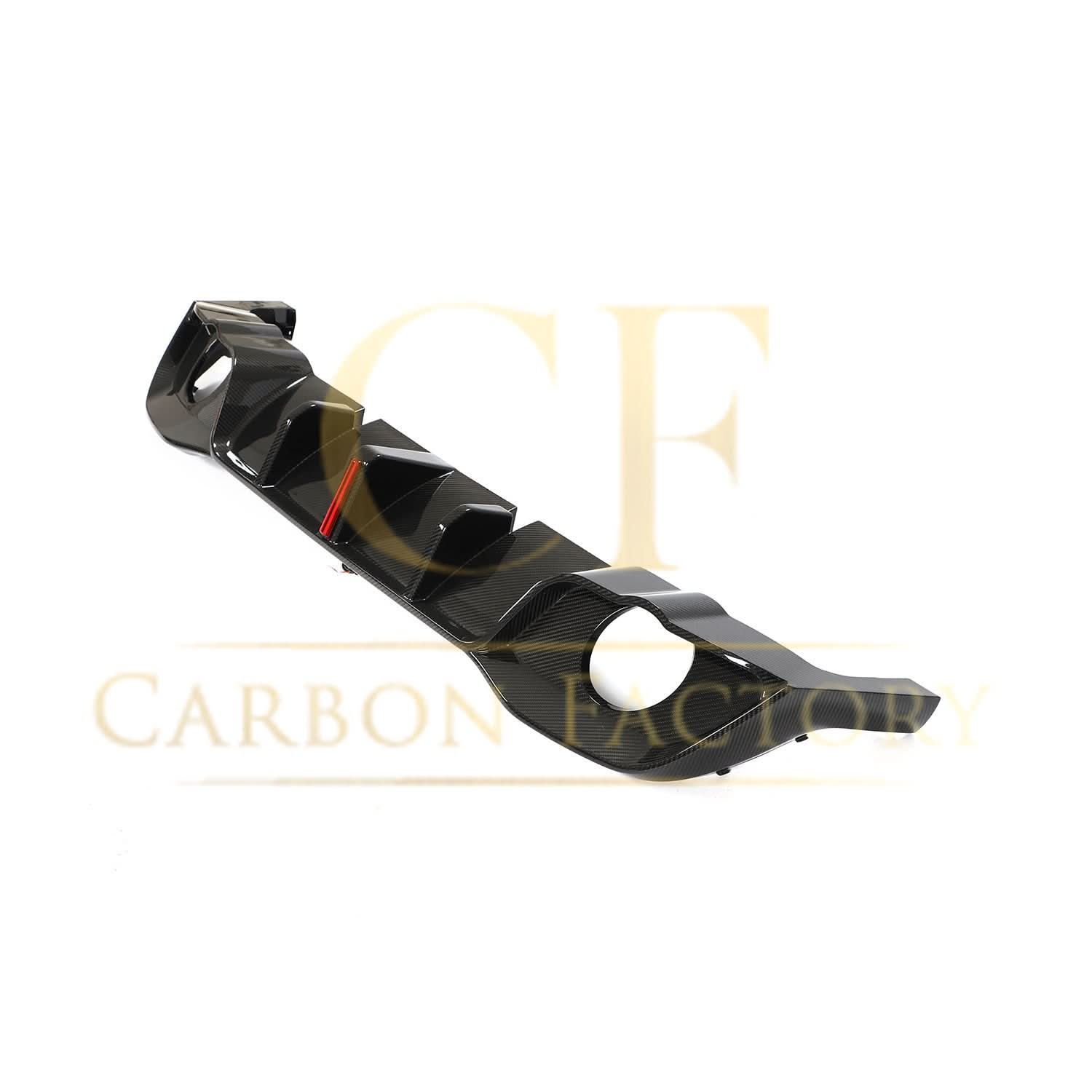V Style Carbon Fibre Rear Diffuser for VW Golf MK8 GTI & R Line 21-Present - Carbon Factory