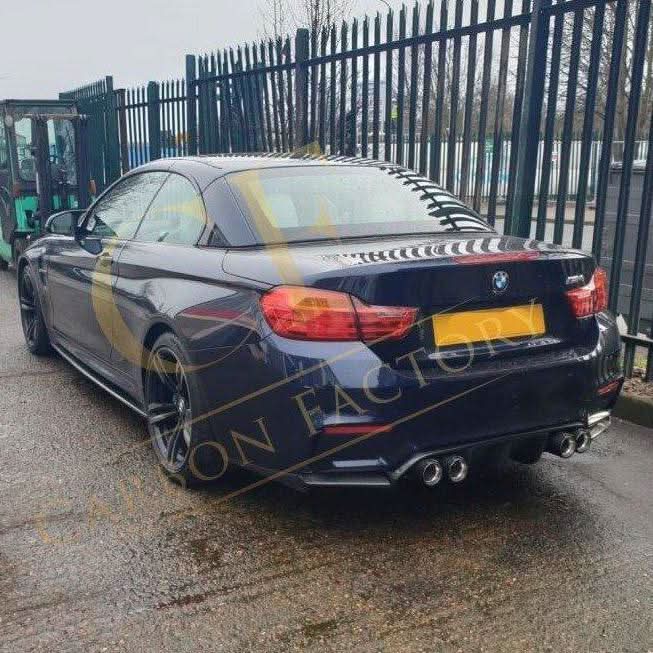 V Style Carbon Fibre Rear Diffuser for BMW F80 M3 F82 F83 M4 14-20 - Carbon Factory