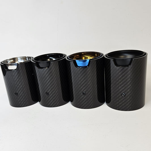 Gloss Black Diffuser & Exhaust tips for BMW F06 F12 F13 BMW 6 Series 640D - Carbon Factory
