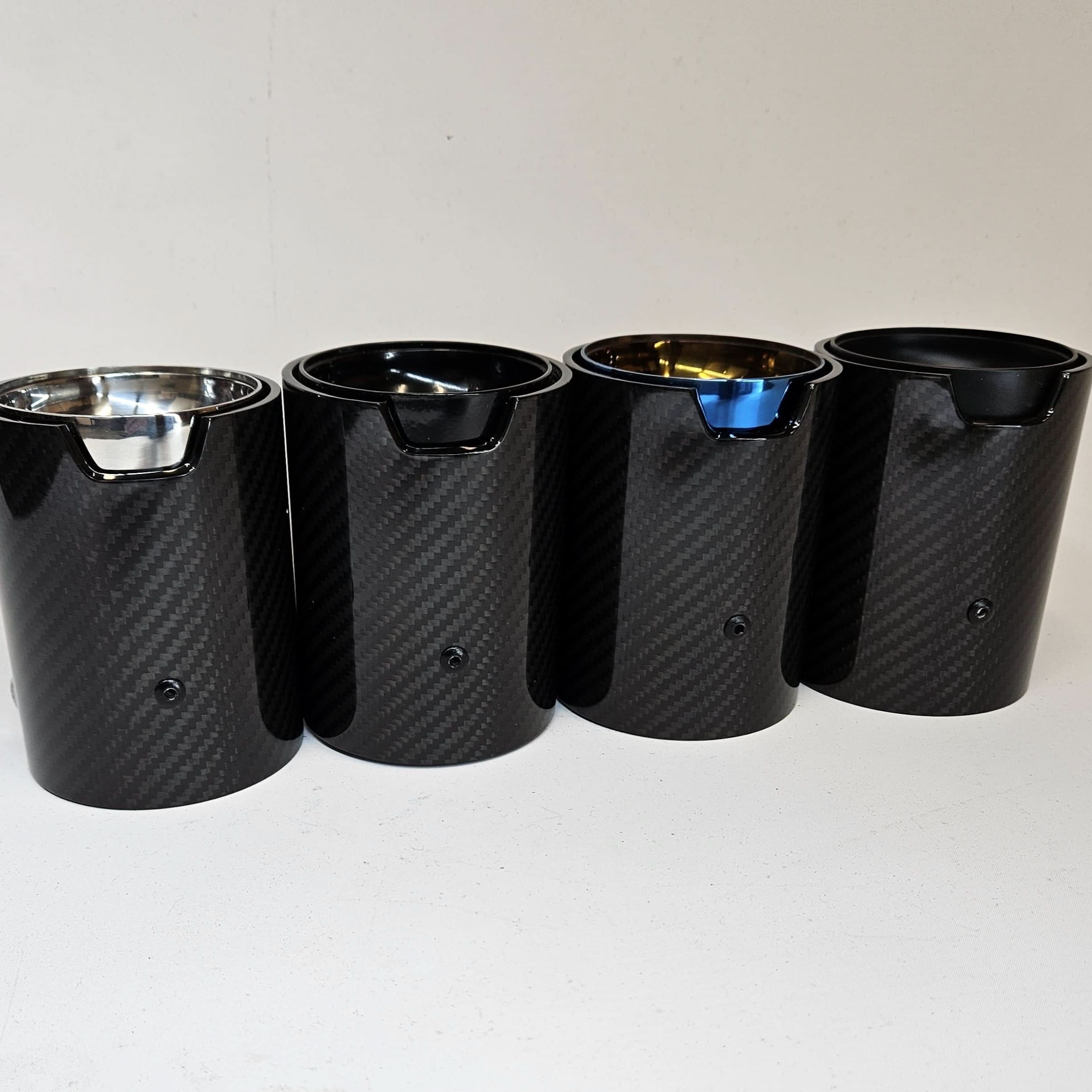 Gloss Black Diffuser & Exhaust tips for BMW F06 F12 F13 BMW 6 Series 640D - Carbon Factory