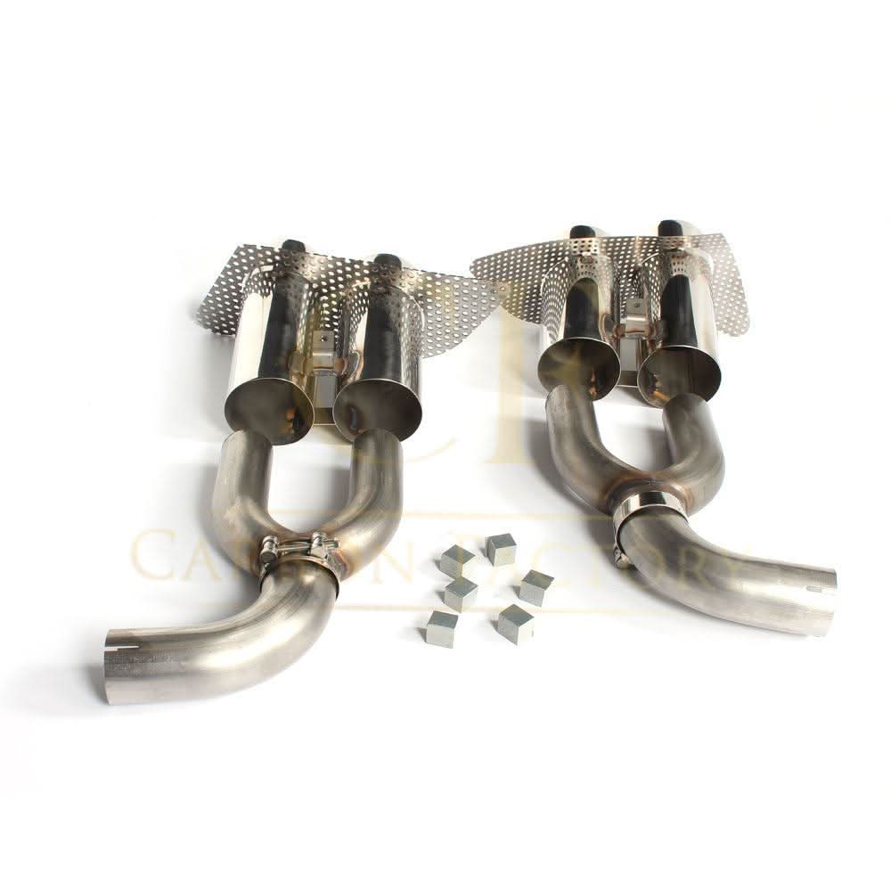 Exhaust Tips for P Style Carbon Fibre Rear Diffuser for Mercedes W117 CLA250 CLA45 13-19 - Carbon Factory