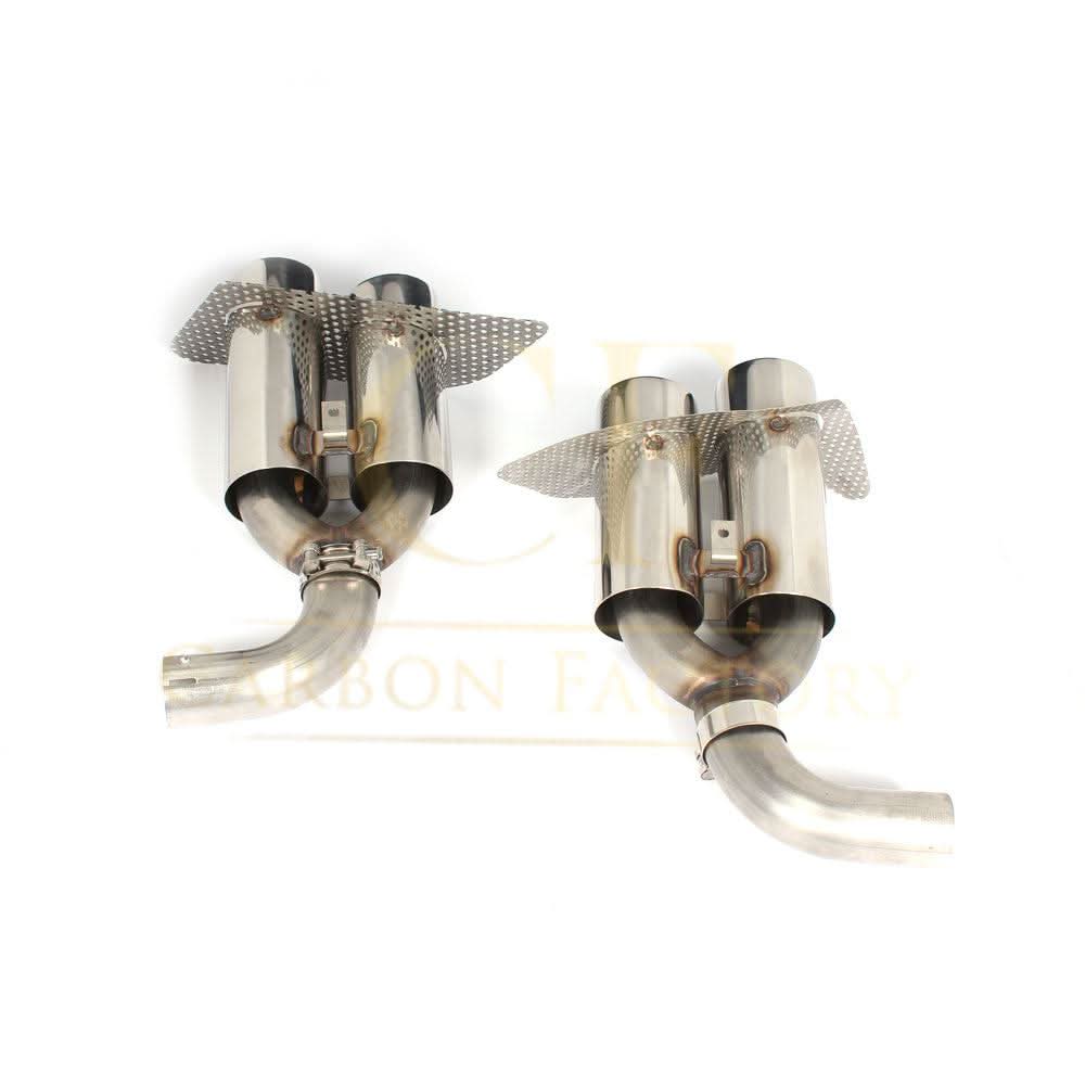 Exhaust Tips for P Style Carbon Fibre Rear Diffuser for Mercedes W117 CLA250 CLA45 13-19 - Carbon Factory