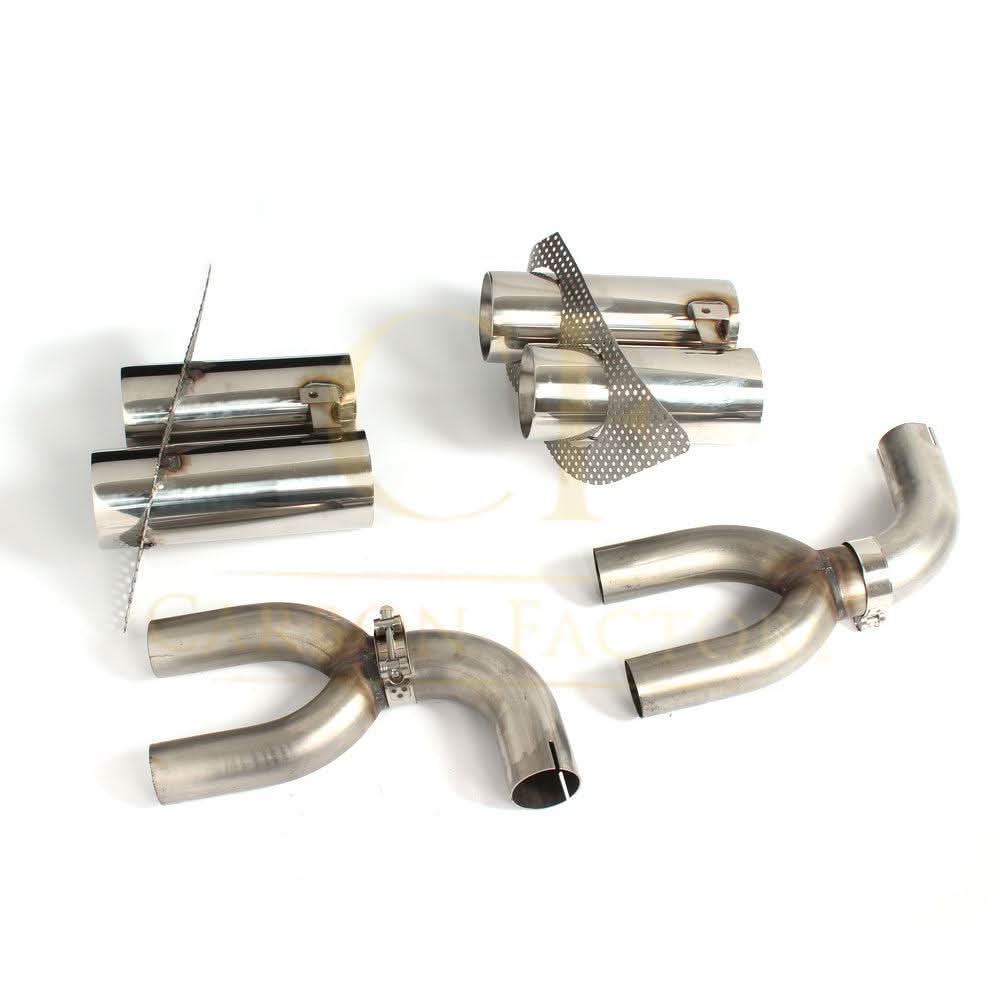 Exhaust Tips for P Style Carbon Fibre Rear Diffuser for Mercedes W117 CLA250 CLA45 13-19 - Carbon Factory