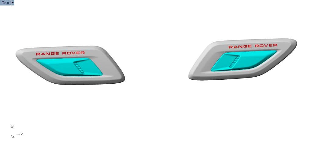 Carbon Fibre Bonnet Air Intake Scoop for Land Rover Range Rover Sport 18-20 - Carbon Factory